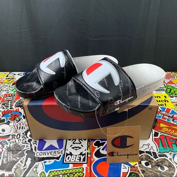 Champion Fade Logo Slides Womens 6 / 7 - Picture 1 of 11
